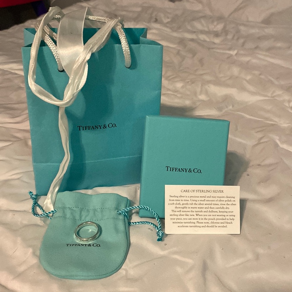 Authentic Tiffany&Co 1837 sterling silver ring